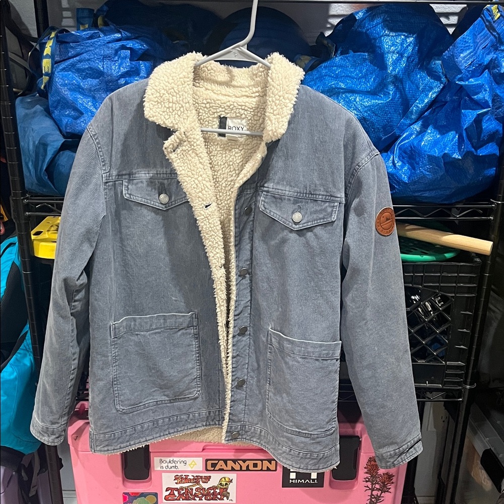 Corduroy Sherpa Lined Jacket